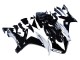 Carénages Moto Yamaha YZF 1000 R1 2004-2006 - Noir Brillant Blanc Motul