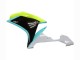 Carénages Moto Yamaha YZF 1000 R1 2007-2008 - Bleu Clair Vert Citron Noir