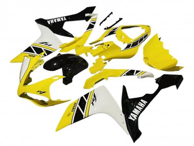 Carénage Moto Yamaha YZF 1000 R1 2007-2008 - Jaune Blanc Noir Vendre