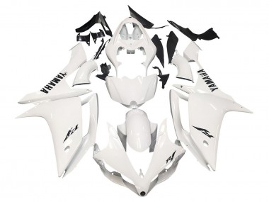 Carénages Moto Yamaha YZF 1000 R1 2007-2008 - Blanc Noir Vendre