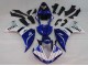 Carénages Moto Yamaha YZF 1000 R1 2009-2011 - Blanc Bleu Noir M1