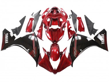 Carénages Moto Yamaha YZF 1000 R1 2012-2014 - Rouge Noir Brillant Vendre