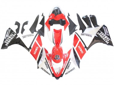 Carénages Moto Yamaha YZF 1000 R1 2012-2014 - Blanc Rouge Noir Brillant Petronas Vendre