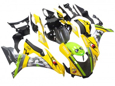 Carénages Moto Yamaha YZF 1000 R1 2015-2019 - Jaune Vert Requin Vendre