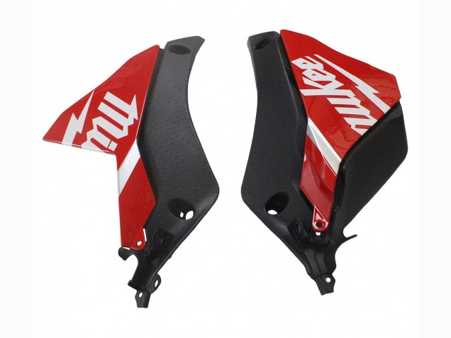Carénage Moto Yamaha YZF 1000 R1 2015-2019 - Blanc Rouge Noir Milwaukee