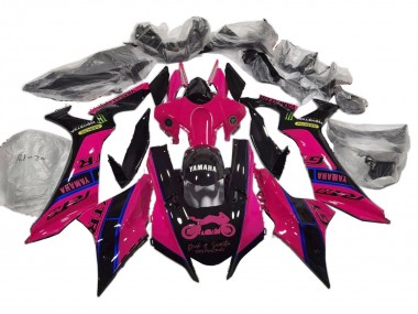 Carénages Moto Yamaha YZF 1000 R1 2020-2025 - Rose Noir Bleu Vendre