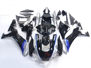 Carénages Moto Yamaha YZF 1000 R1 2020-2025 - Noir Brillant Argent Bleu Vendre
