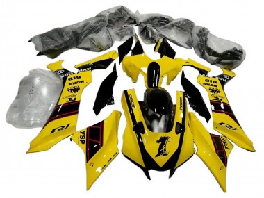 Carénages Moto Yamaha YZF 1000 R1 2020-2025 - Jaune Noir Brillant YSP Motul Vendre