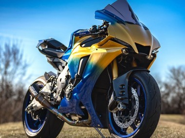 Carénages Moto Yamaha YZF 1000 R1 2020-2025 - Bleu Or Vendre