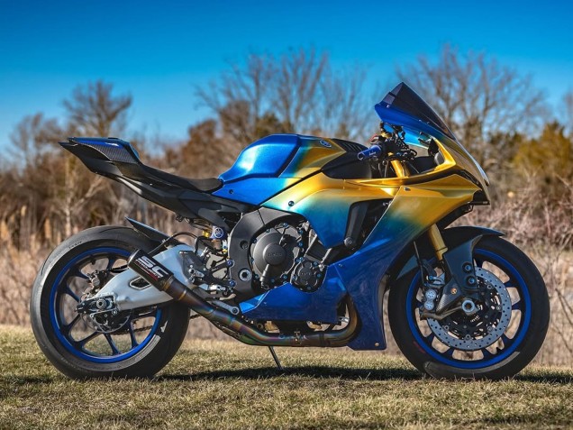 Carénages Moto Yamaha YZF 1000 R1 2020-2025 - Bleu Or