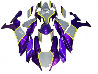 Carénages Moto Yamaha YZF 1000 R1 2020-2025 - Jaune Gris Violet Vendre