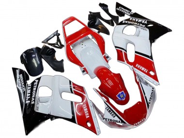 Carénages Moto Yamaha YZF 600 R6 1998-2002 - Blanc Rouge Noir Petronas Yamalube 50th Vendre