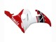 Carénage Moto Yamaha YZF R6S 2006-2009 - Blanc Rouge Noir Brillant