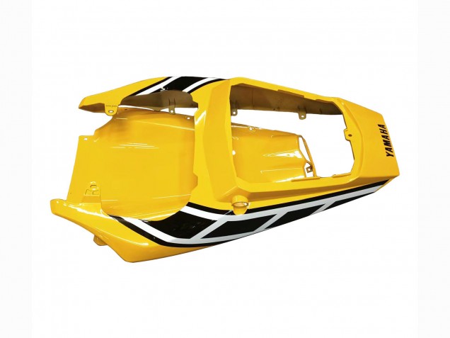 Carénages Moto Yamaha YZF R6S 2006-2009 - Jaune Blanc Noir Brillant