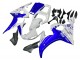 Carénages Moto Yamaha YZF R6S 2006-2009 - Blanc Bleu GYTR