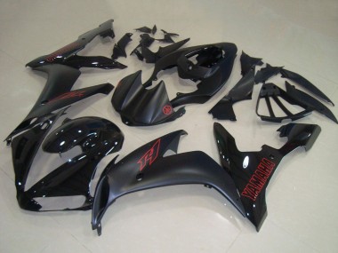 Carénages Moto Yamaha YZF R1 2004-2006 - Noir Brillant Noir Mat Rouge Vendre