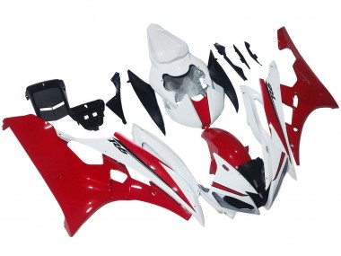 Carénages Moto Yamaha YZF 600 R6 2006-2007 - Blanc Rouge Vendre