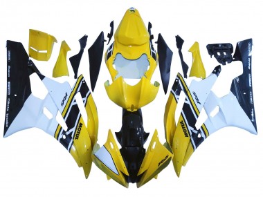 Carénages Moto Yamaha YZF 600 R6 2006-2007 - Jaune Blanc Noir Brillant Motul Vendre