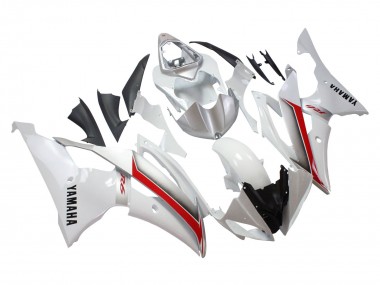 Carénages Moto Yamaha YZF 600 R6 2008-2016 - Blanc Rouge Vendre