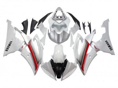 Carénages Moto Yamaha YZF 600 R6 2008-2016 - Blanc Rouge Vendre