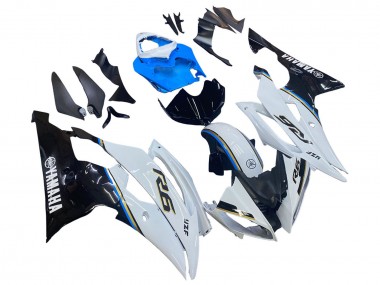 Carénage Moto Yamaha YZF 600 R6 2008-2016 - Blanc Bleu Noir Brillant Vendre