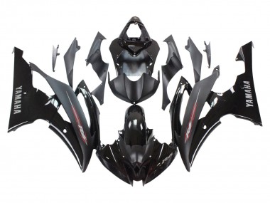 Carénages Moto Yamaha YZF 600 R6 2008-2016 - Noir Brillant Noir Mat Vendre