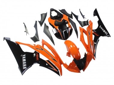 Carénages Moto Yamaha YZF 600 R6 2008-2016 - Orange Noir Vendre