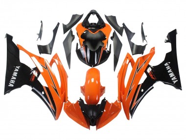 Carénages Moto Yamaha YZF 600 R6 2008-2016 - Orange Noir Vendre