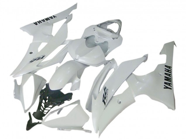 Carénages Moto Yamaha YZF 600 R6 2008-2016 - Blanc Brillant