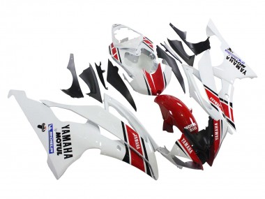 Carénages Moto Yamaha YZF 600 R6 2008-2016 - Blanc Rouge Noir Motul Michelin Vendre