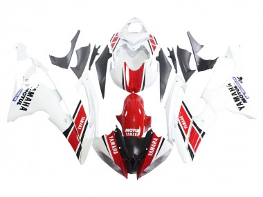 Carénages Moto Yamaha YZF 600 R6 2008-2016 - Blanc Rouge Noir Motul Michelin Vendre