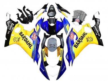 Carénages Moto Yamaha YZF 600 R6 2008-2016 - Jaune Bleu Noir Bardahl Vendre