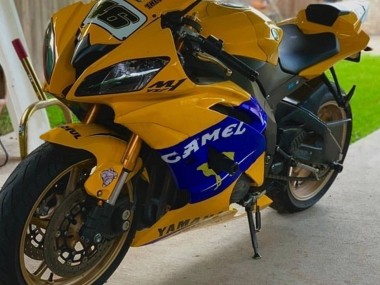 Carénages Moto Yamaha YZF 600 R6 2008-2016 - Jaune Bleu Chameau Motul Michelin Vendre