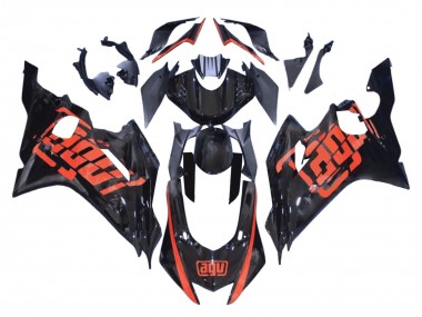 Carénages Moto Yamaha YZF 600 R6 2008-2016 - Rouge Noir Brillant Vendre