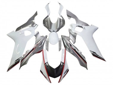 Carénages Moto Yamaha YZF 600 R6 2017-2023 - Argent Blanc Rouge Noir Vendre