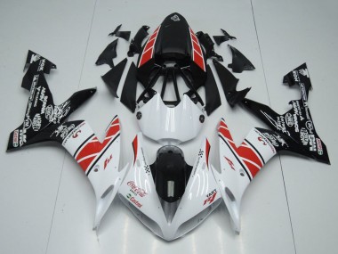 Carénages Moto Yamaha YZF R1 2004-2006 - Blanc Rouge Noir Castrol Vendre