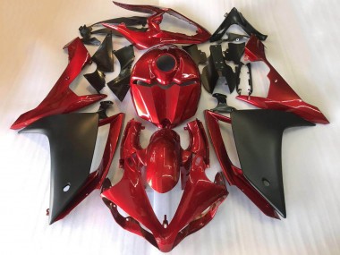 Carénages Moto Yamaha YZF R1 2007-2008 - Rouge Noir Mat Vendre