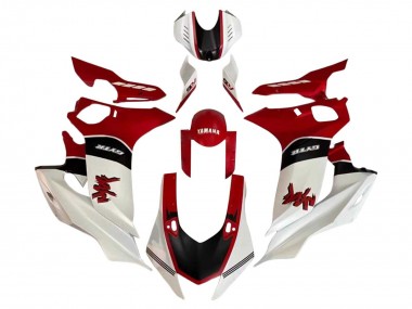 Carénage Moto Yamaha YZF 600 R6 2017-2023 - Blanc Rouge Noir Vendre