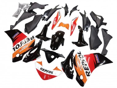 Carénages Moto Honda CBR250RR 2011-2015 - Orange Blanc Rouge Noir Glossy HRC Repsol Vendre