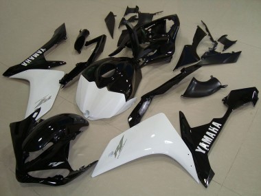 Carénages Moto Yamaha YZF R1 2007-2008 - Blanc Noir Vendre