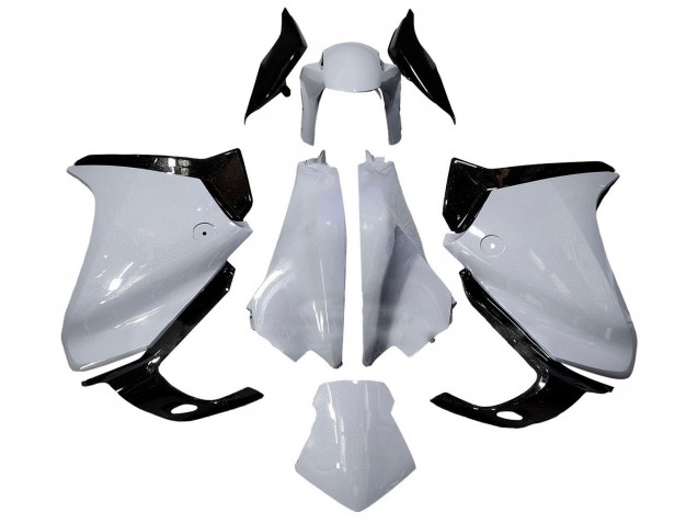 Carénages Moto Honda VFR 1200 2010-2016 - Blanc Noir Brillant