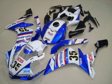 Carénages Moto Yamaha YZF R1 2007-2008 - Blanc Bleu Rouge Noir Volvo Sterilgarda Yamalube Fimer 35 Vendre