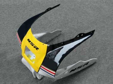 Carénages Moto Honda NSR250R 1988-1989 - Blanc Jaune Or Noir Brillant Vendre