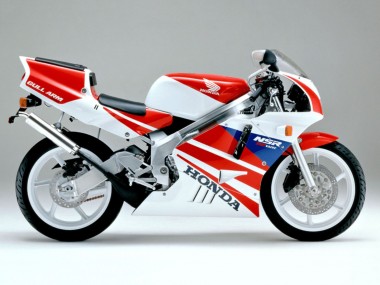 Carénages Moto Honda NSR250R 1990-1993 - Blanc Rouge Bleu Vendre