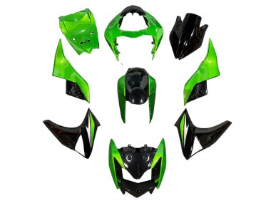 Carénages Moto Kawasaki Z1000 2003-2006 - Vert Noir Brillant Vendre