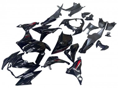 Carénages Moto Kawasaki Z800 2013-2018 - Noir Brillant Rouge Vendre