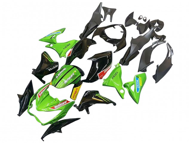 Carénages Moto Kawasaki Z800 2013-2018 - Vert Noir Brillant Rouge Jaune