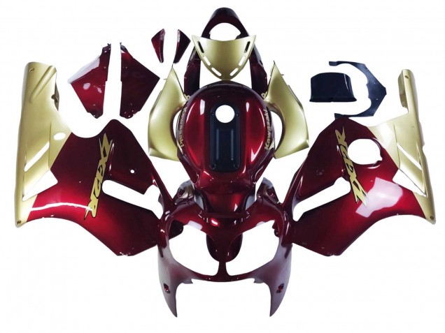 Carénages Moto Kawasaki ZX12R 2000-2001 - Rouge Or