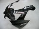 Carénages Moto Kawasaki ZX9R 2000-2001 - Noir Brillant Blanc West