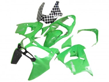 Carénages Moto Kawasaki ZX9R 2000-2001 - Vert Noir Blanc Ninja Vendre